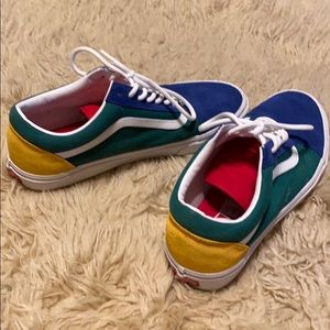 Vans multi-colored shoes